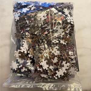 Mixed Color Jigsaw Puzzle Pieces